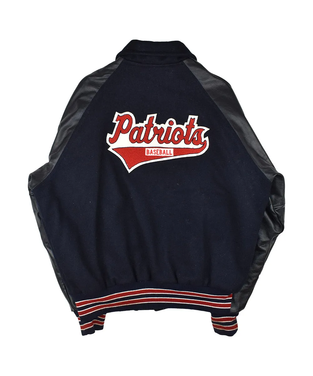 1992 PATRIOTS Baseball Vintage Varsity Jacket (XL)