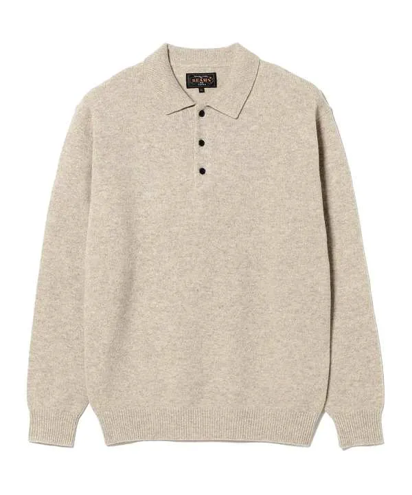 9G Knit Polo - Beige