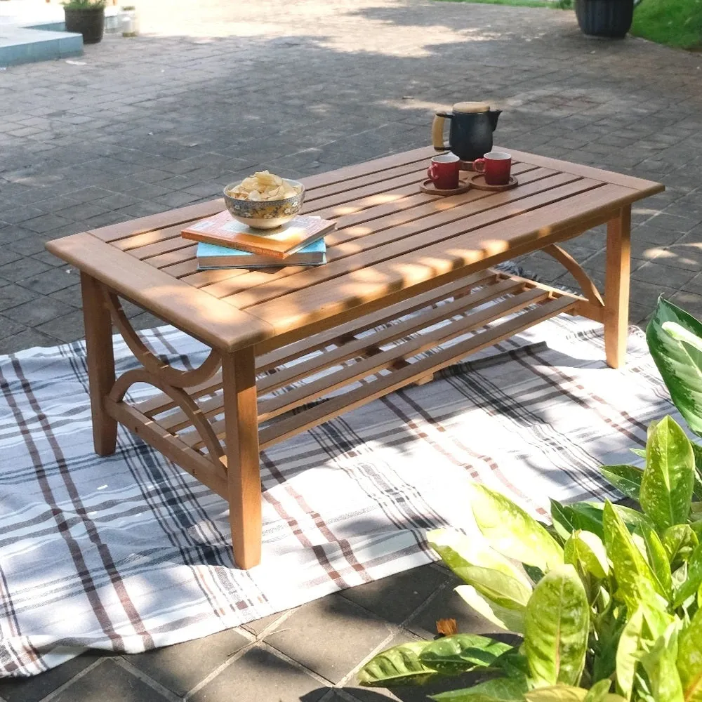 Abbington Teak Wood Outdoor Coffee Table