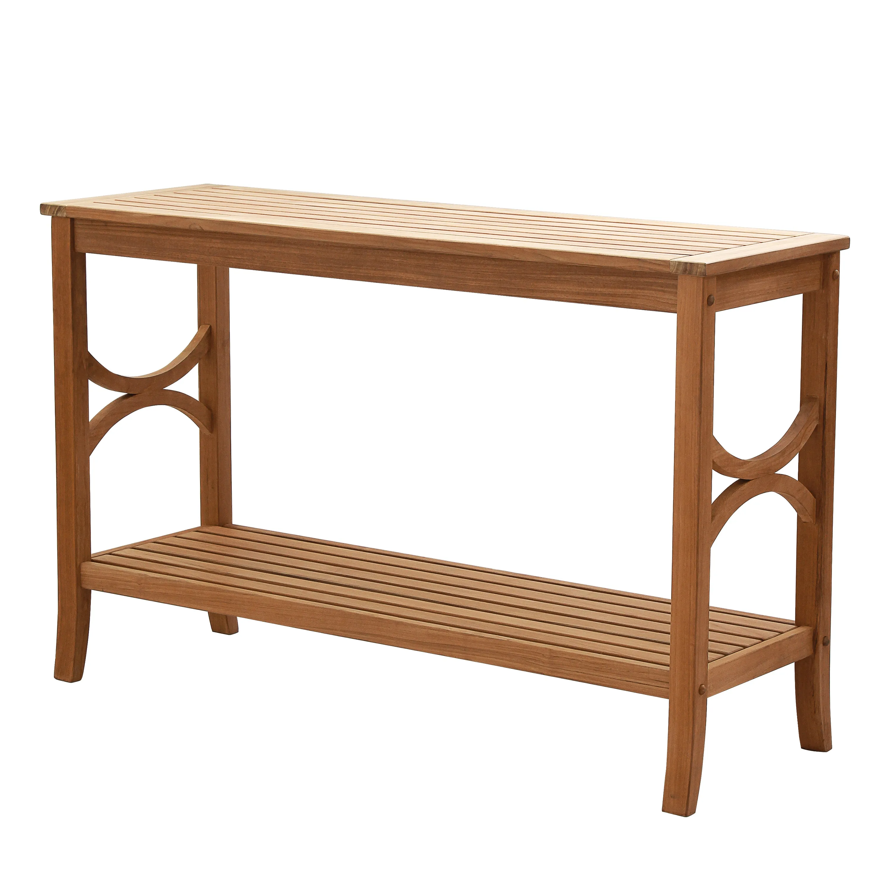 Abbington Teak Wood Outdoor Console Table