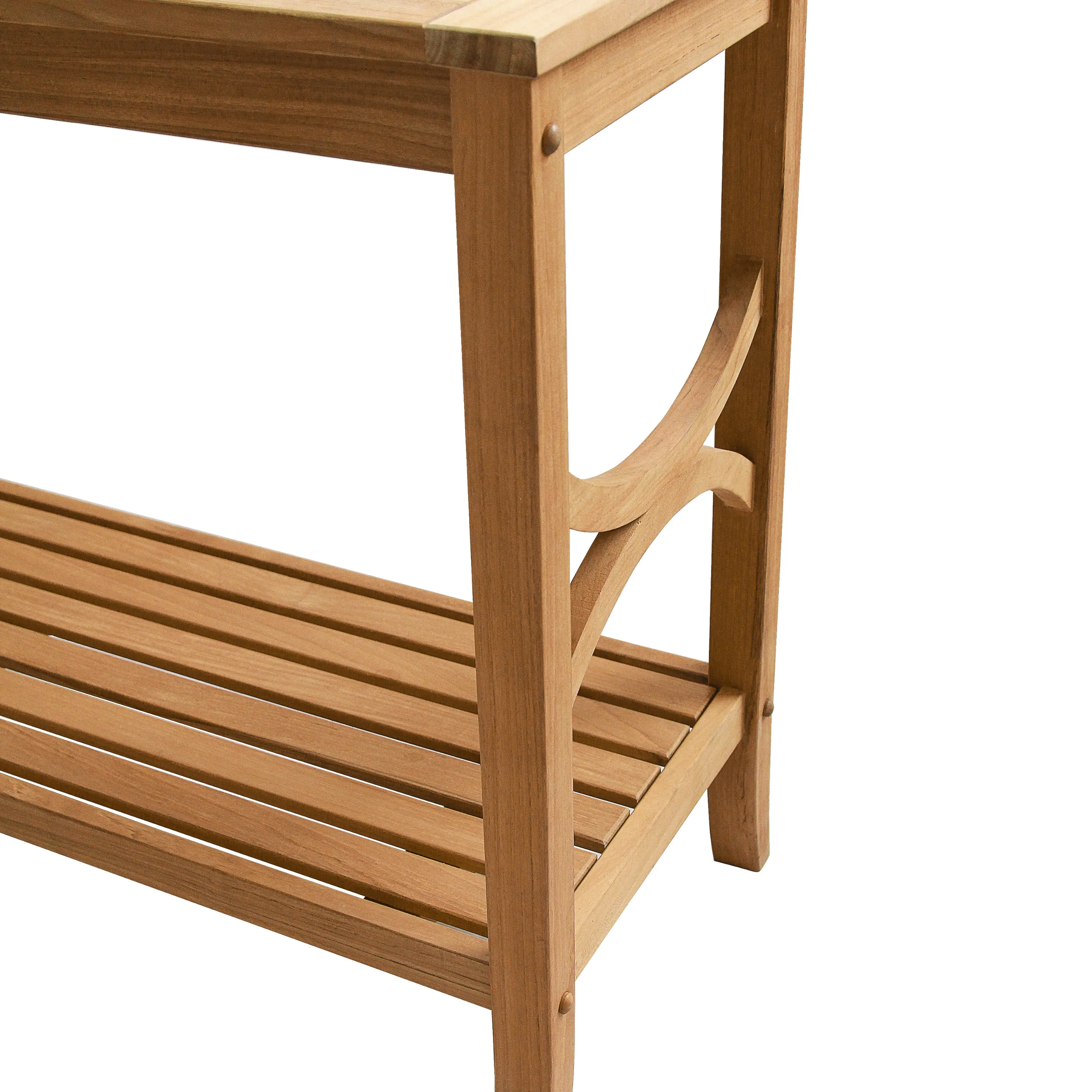 Abbington Teak Wood Outdoor Console Table