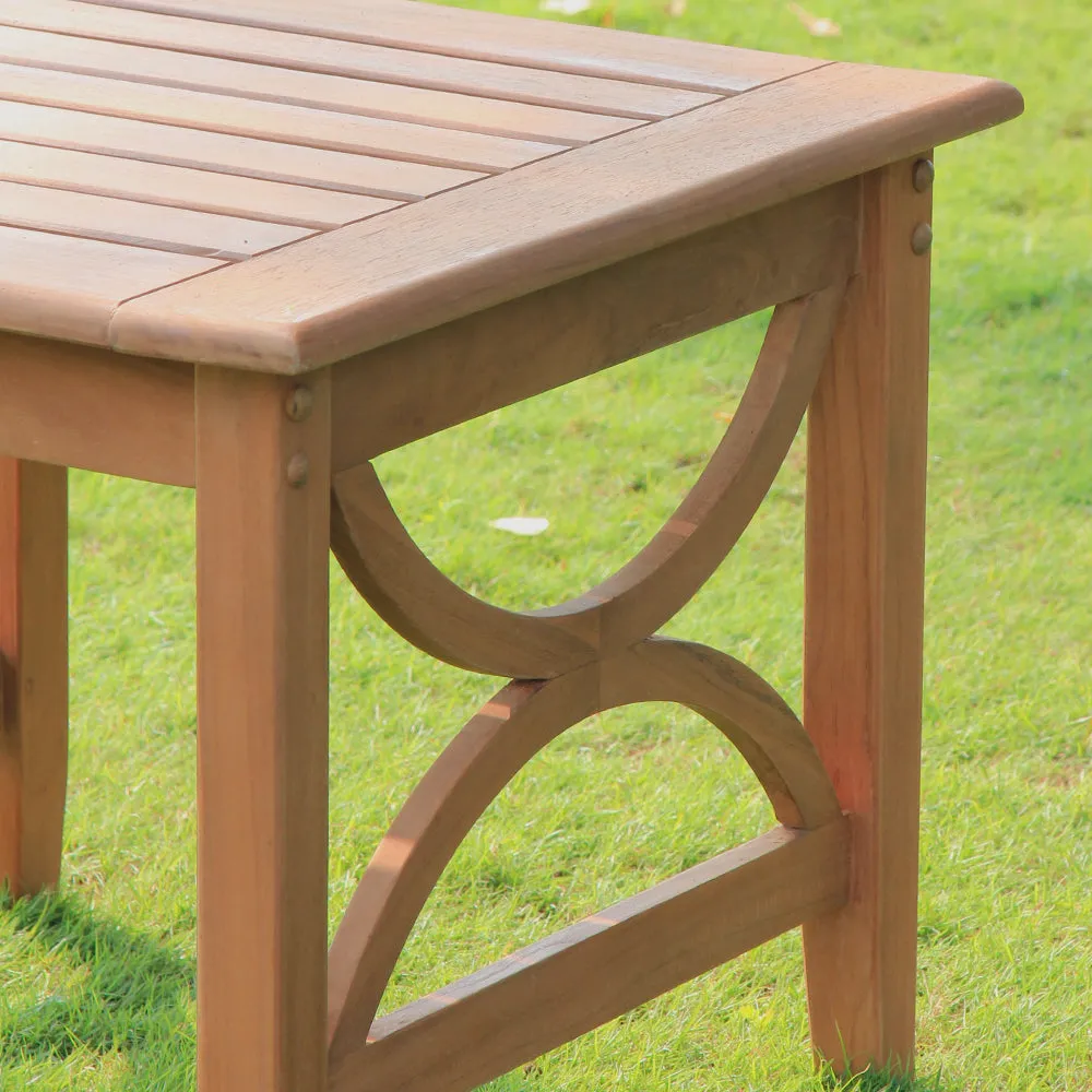 Abbington Teak Wood Outdoor Side Table