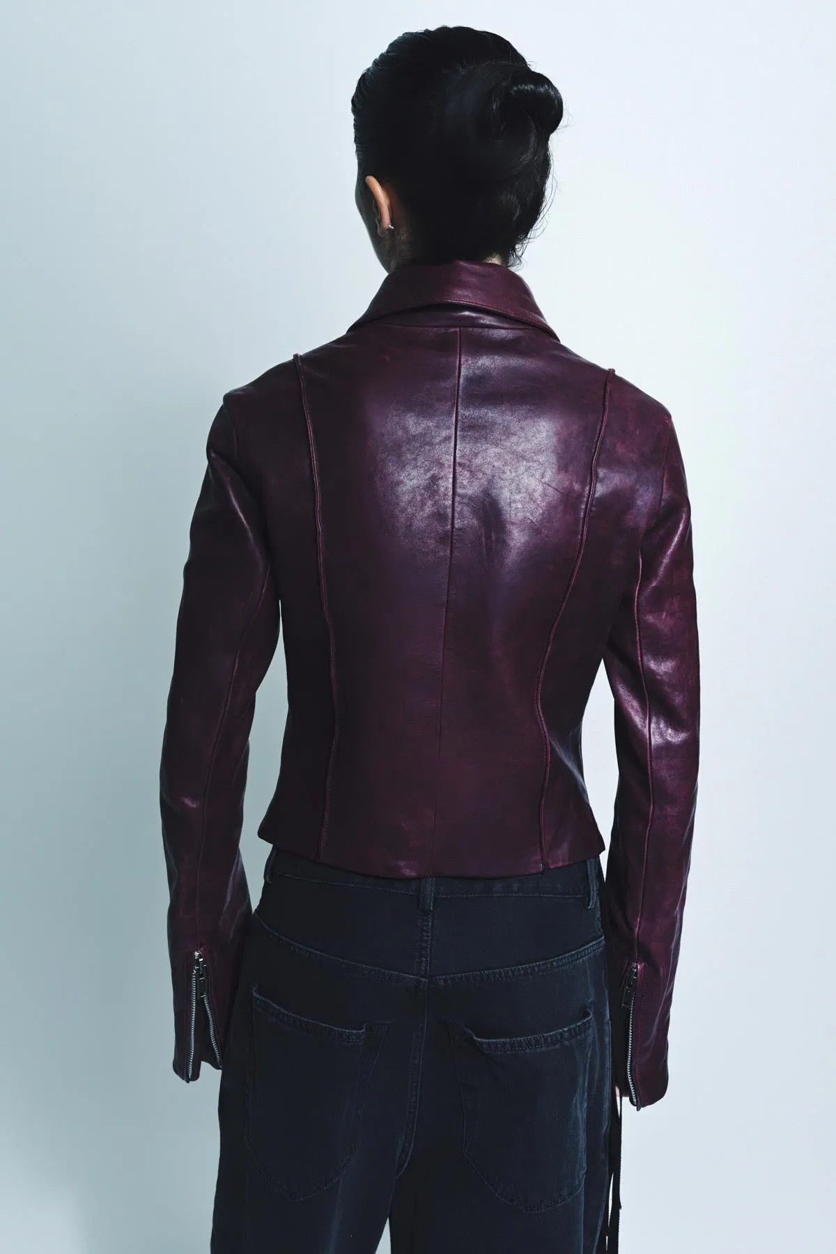 ANN DEMEULEMEESTER | ESTER BIKER JACKET