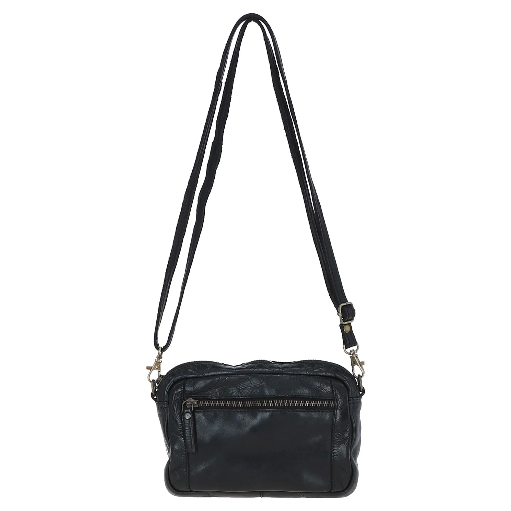 Ashwood Vintage Cross Body Bag Black: D-98