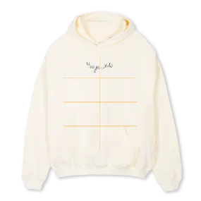 BADLUCK H CREAMITA Cream Oversized Hoodie.