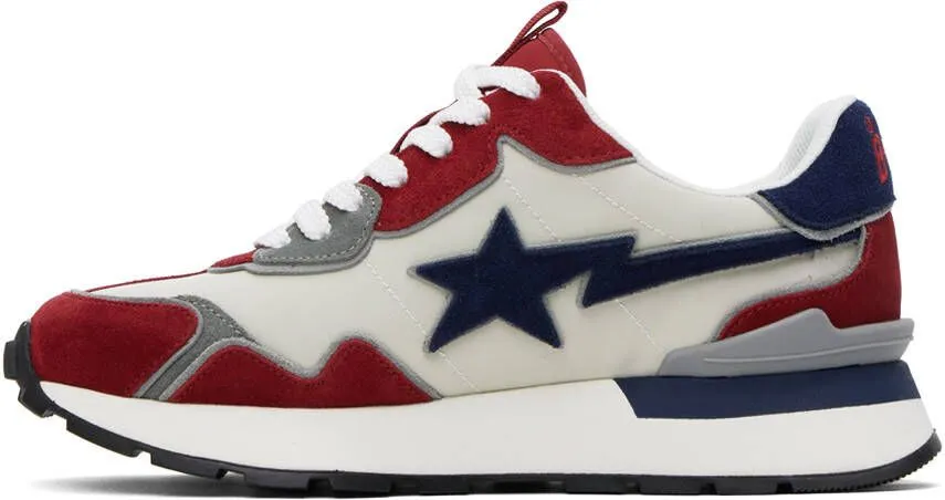 BAPE Red & Navy Road STA Express Sneakers