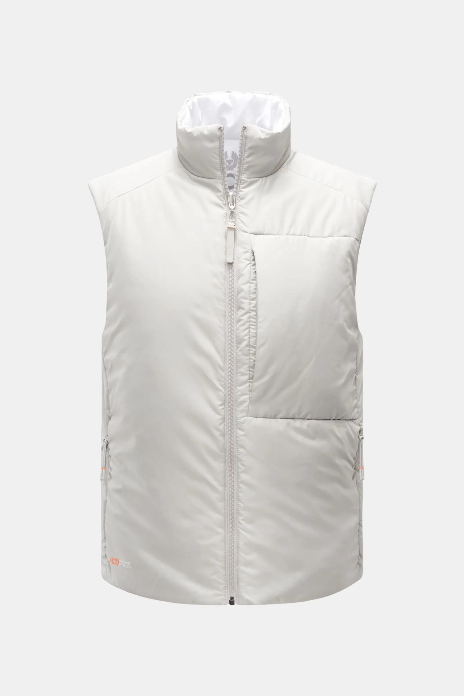 BELSTAFF reversible outdoor gilet 'Challenger' white/light grey