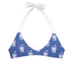 BLUE Reversible Bikini Top