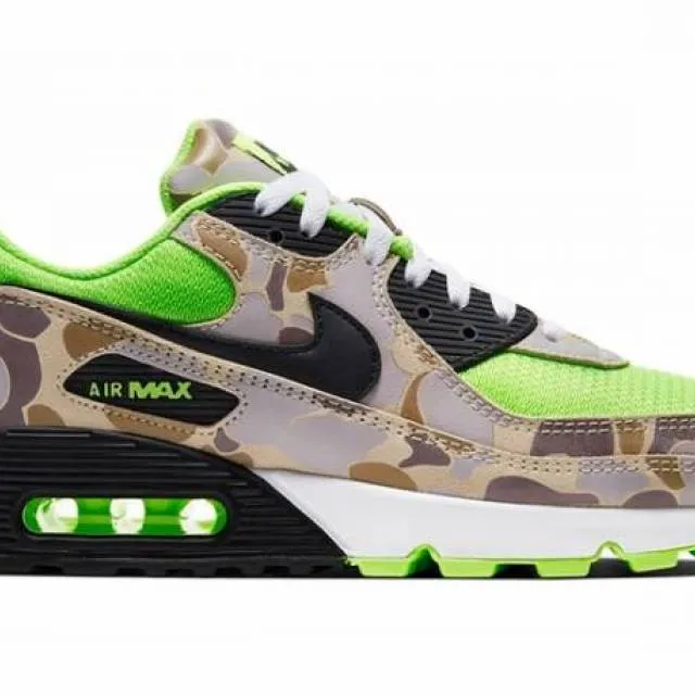 Brand new nike air max 90 green camo cw4039-300