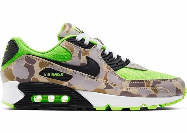 Brand new nike air max 90 green camo cw4039-300