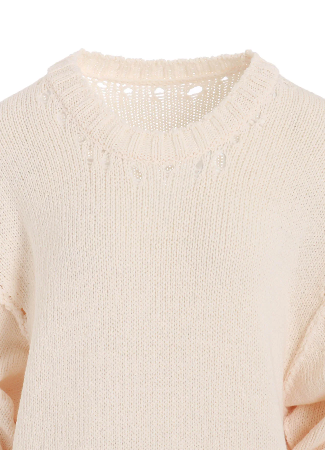 BROAD STITCH JERSEY LINKING PULLOVER