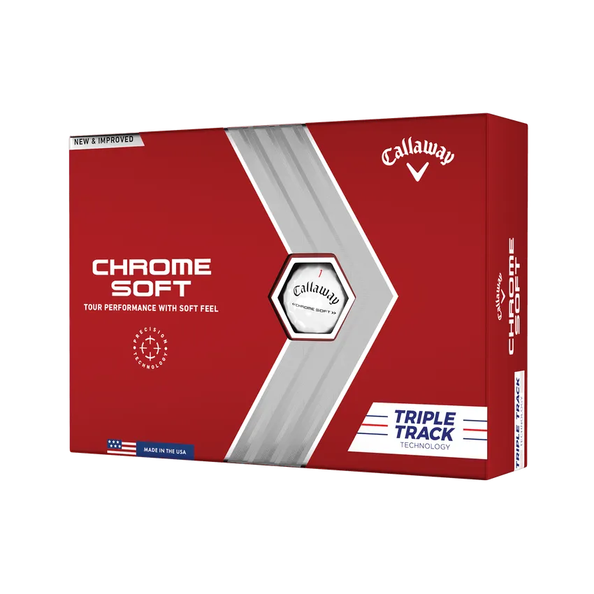 Callaway Chrome Soft Triple Track Balls