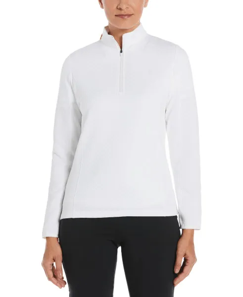 Callaway - Women's Diamond Quilted Fleece 1/4-Zip