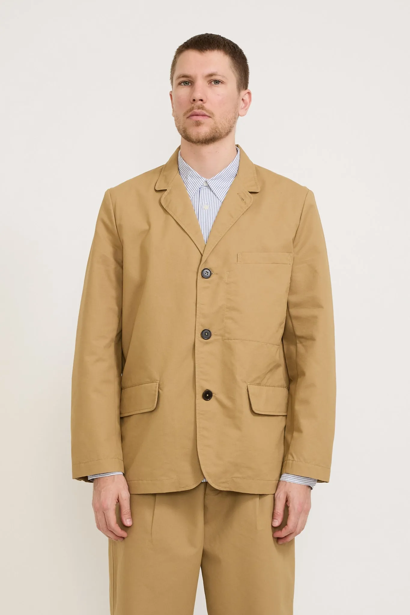 Capitol Jacket Brushed Polytech Sand