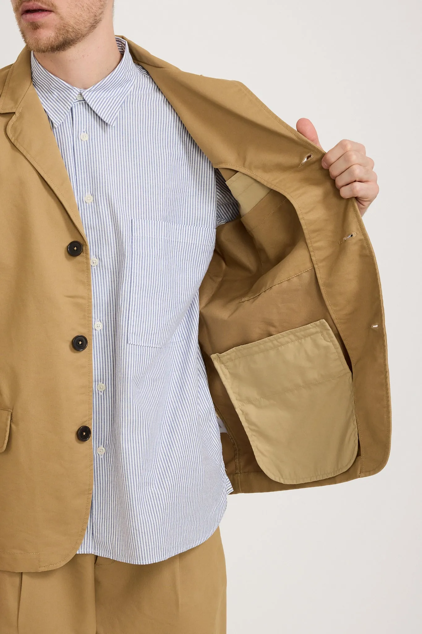 Capitol Jacket Brushed Polytech Sand