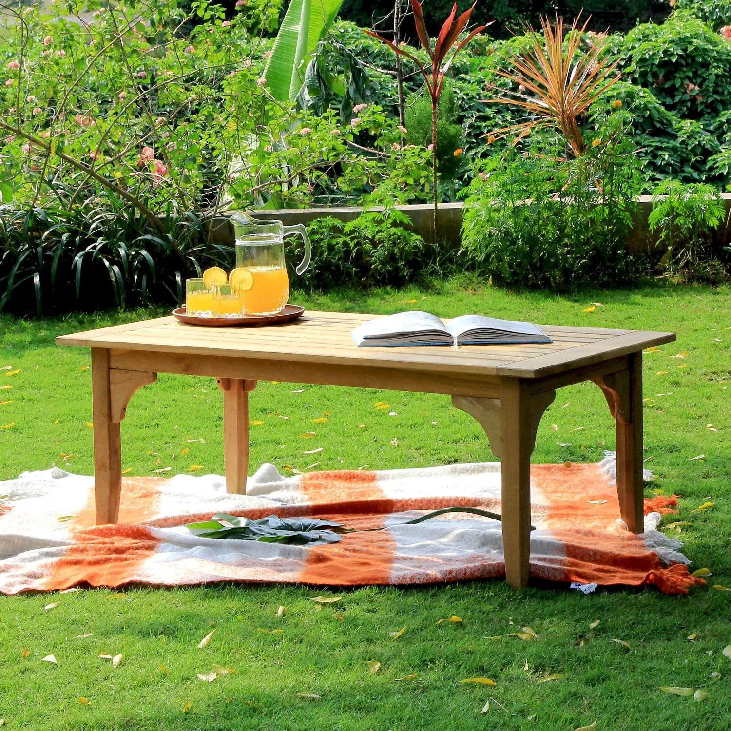 Caterina Teak Wood Outdoor Coffee Table