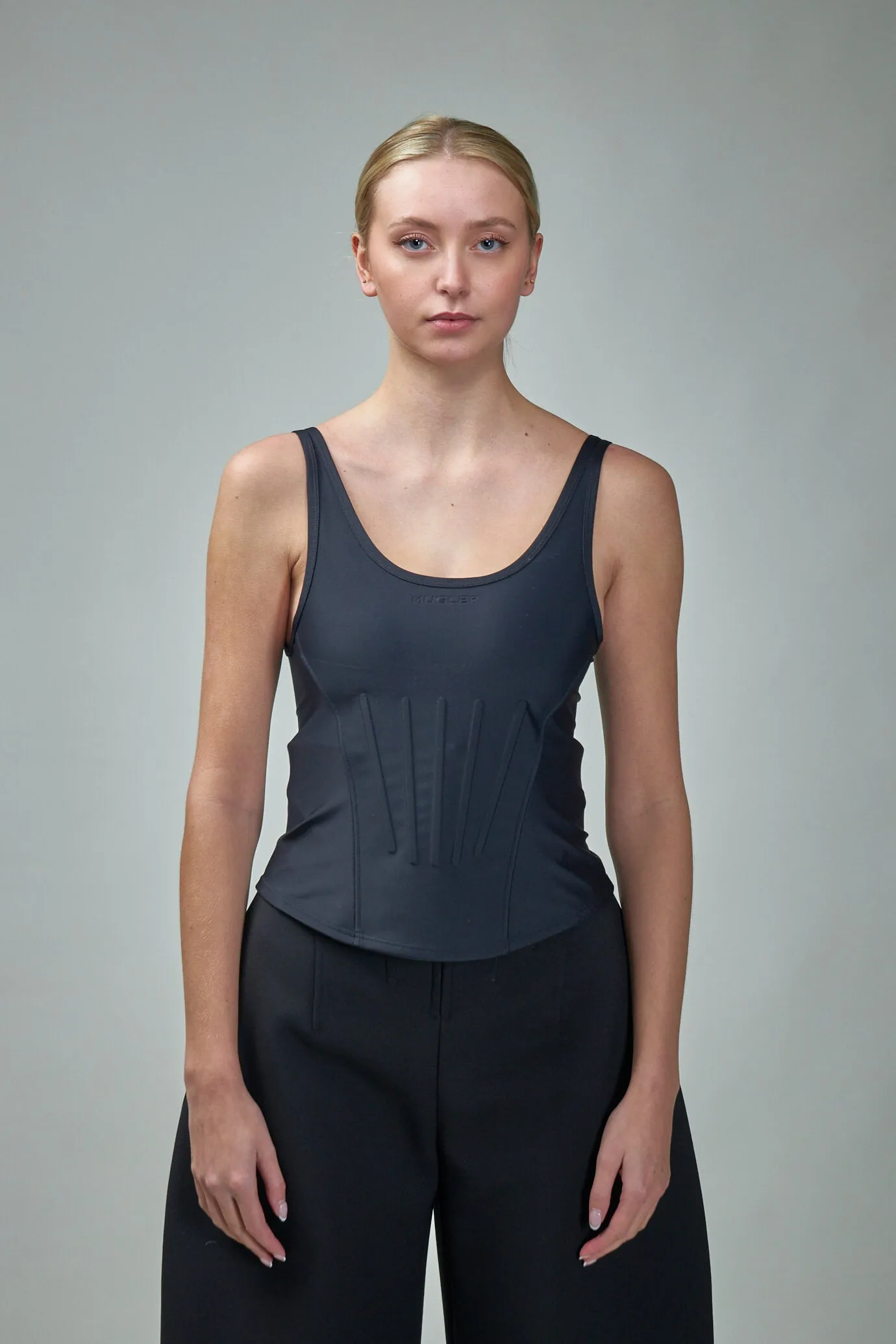 Corseted Tank Top