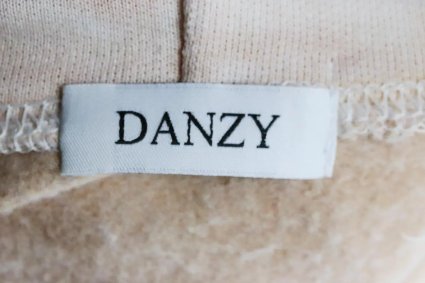 DANZY TIE DYED COTTON JERSEY HOODIE SMALL