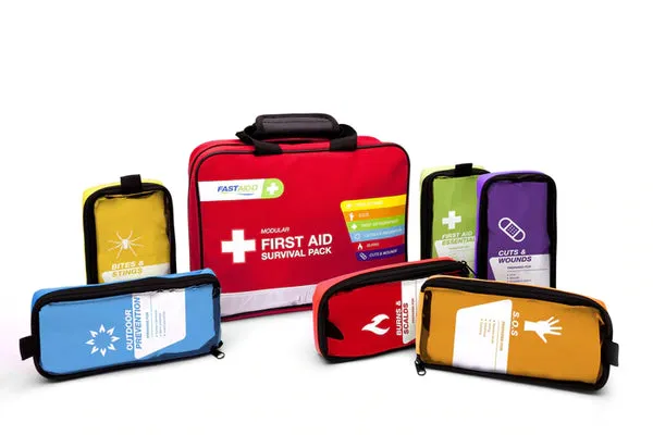 Fast Aid Modular Survival Pack First Aid Kit, Soft Pack