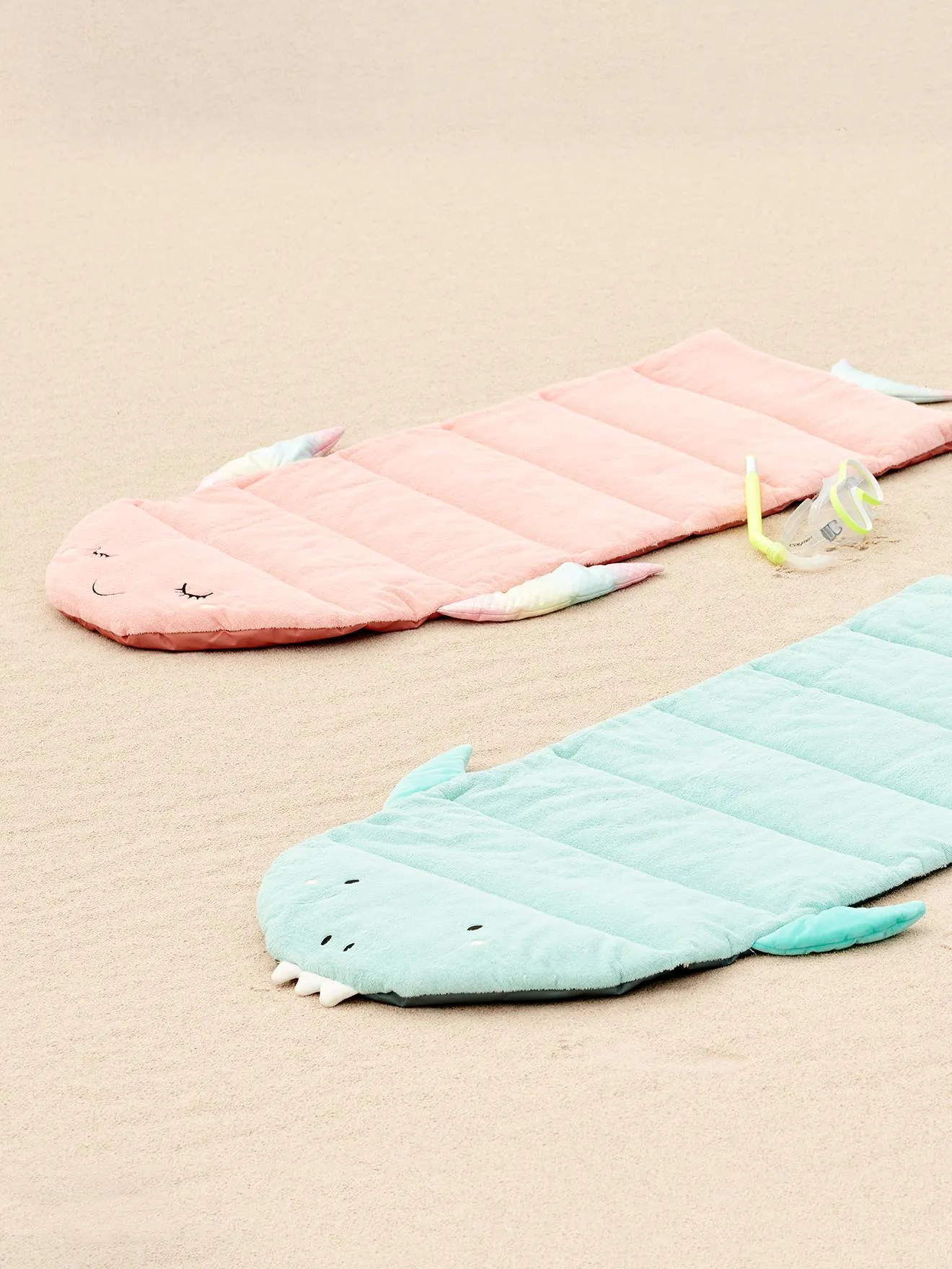 Fish Beach Mat - sky blue