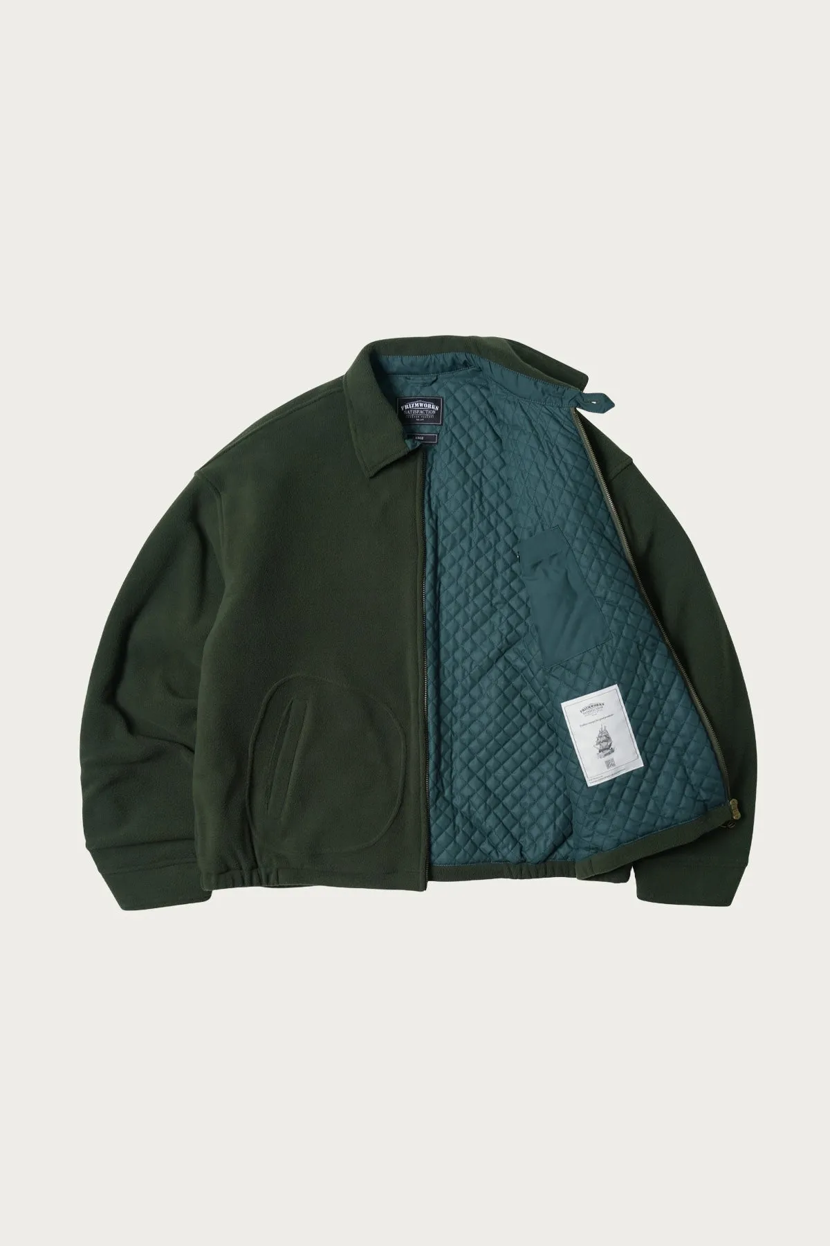 Fleece Drizzler Jacket - Dark Green