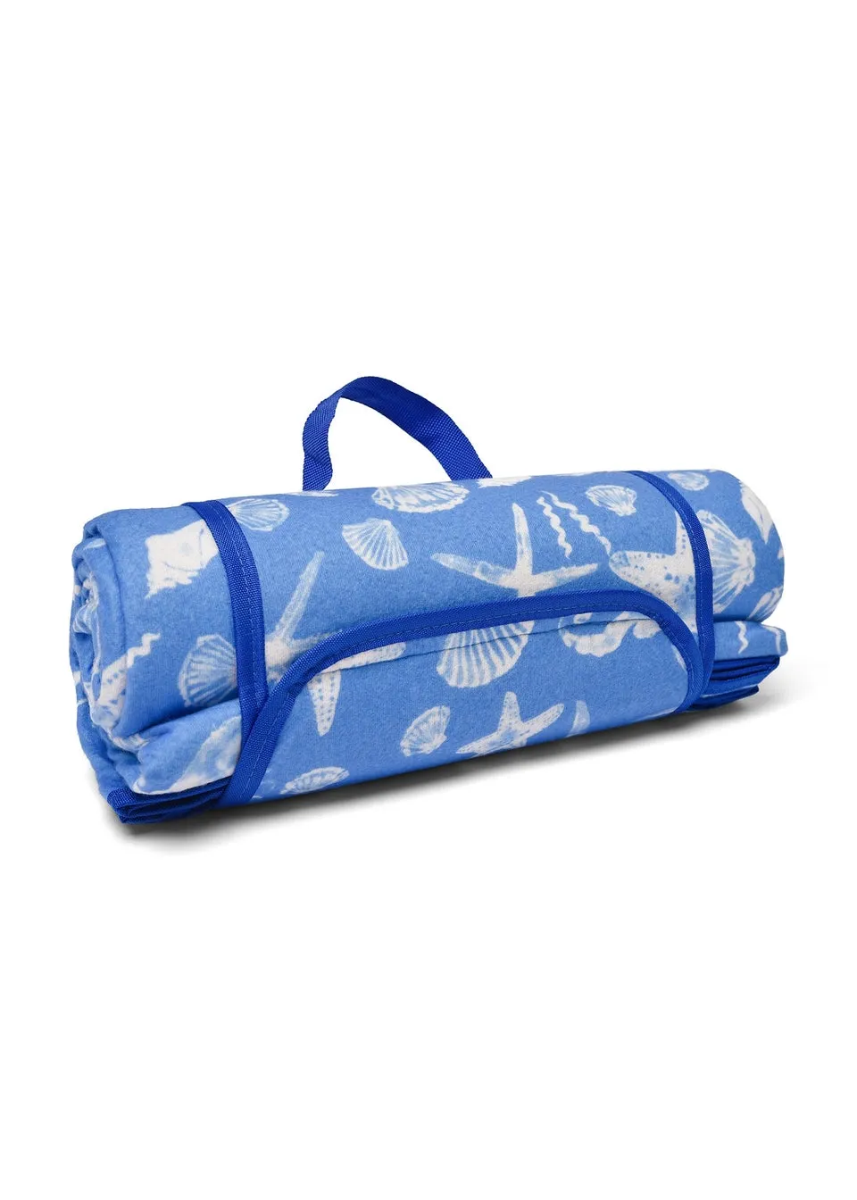 Fusion Coastal Bay Blue Picnic Blanket