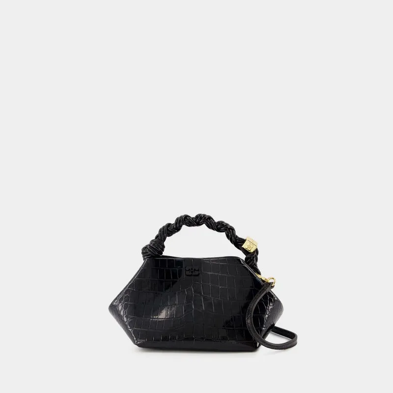 Ganni Bou Small Bag - Ganni - Synthetic Leather - Black