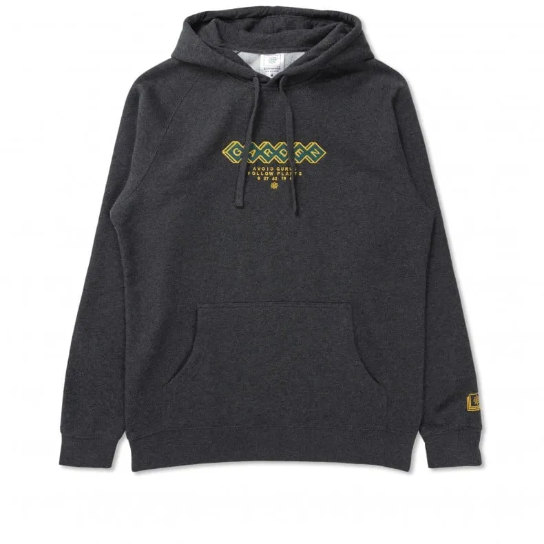 Garden Skateboards Limited Optical Pullover Hooded Sweatshirt (Heather Grey)