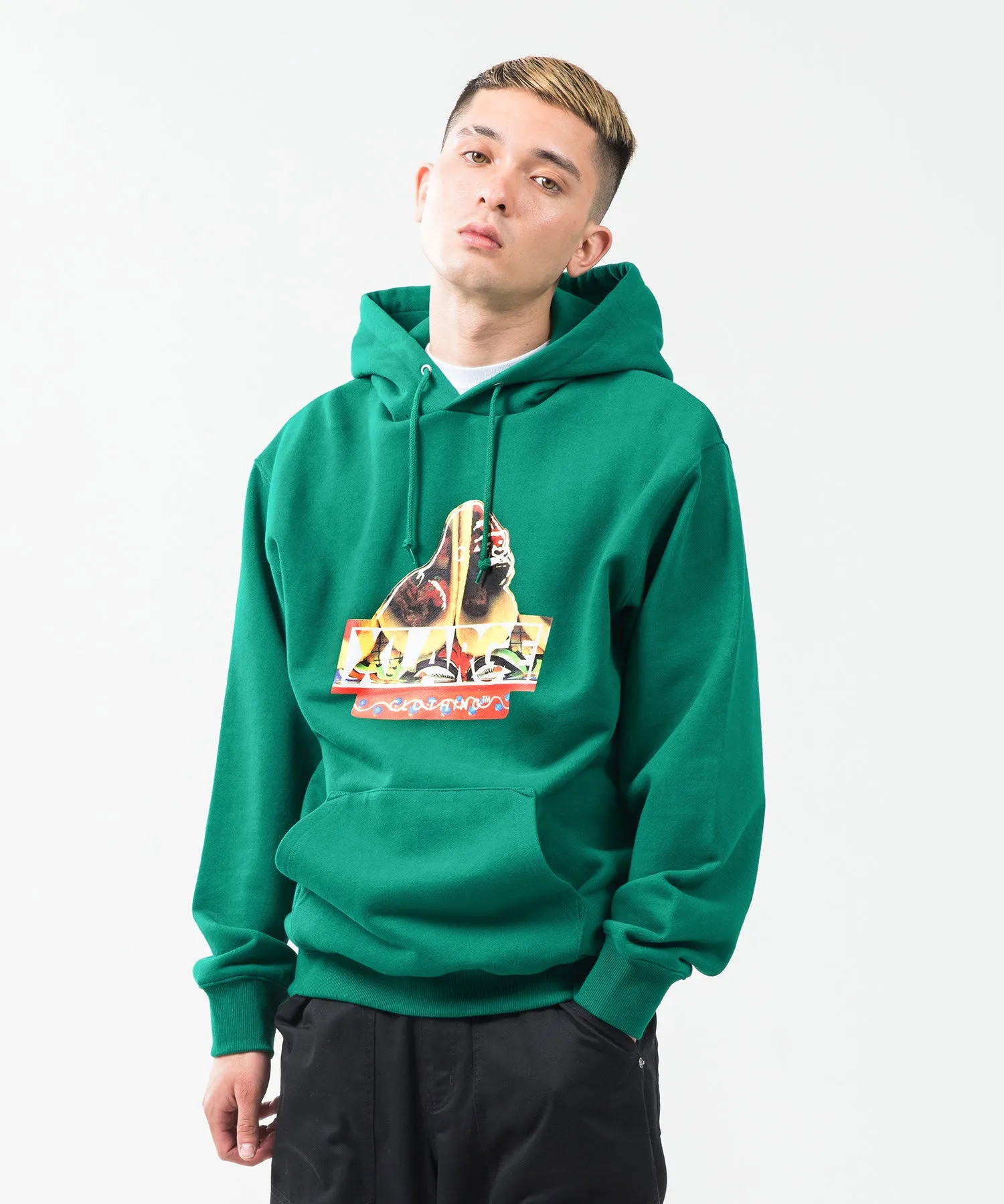 GRUB SLANTED OG PULLOVER HOODED SWEAT