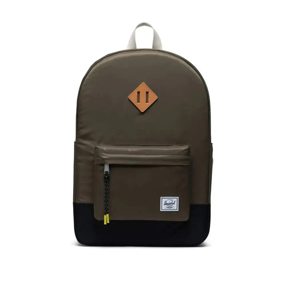 Heritage Backpack (Ivy Green + Black + Pelican)