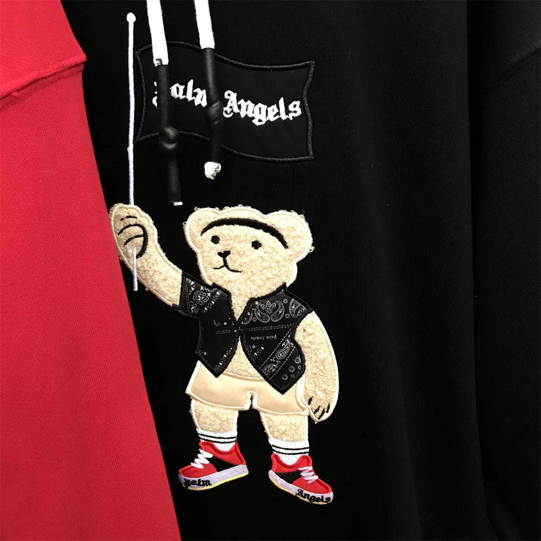 Hoodie Embroidered Bear Flag 3 Colors