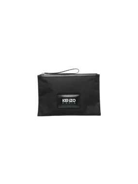 Kenzo Bag Shoulder Logo Black