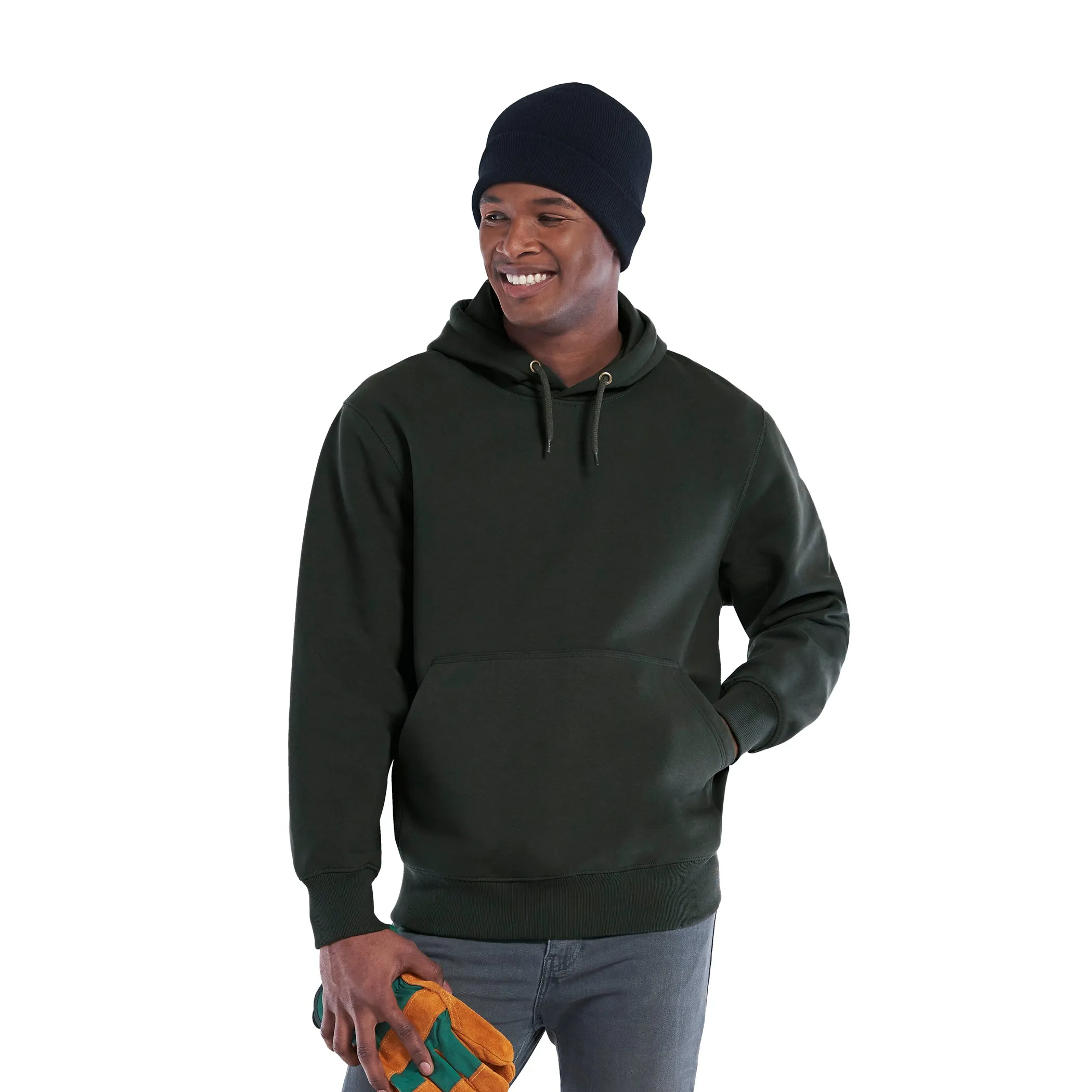 L00880 - Fortress - 440GSM Adult Water Repellent Pullover Hooded Sweatshirt