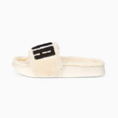 Leadcat 2.0 Fuzz Slides Women | Eggnog-Puma Black | PUMA Shop All Puma | PUMA 