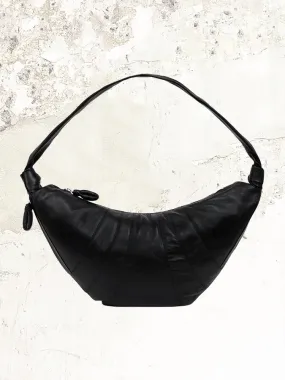 Lemaire large croissant leather bag