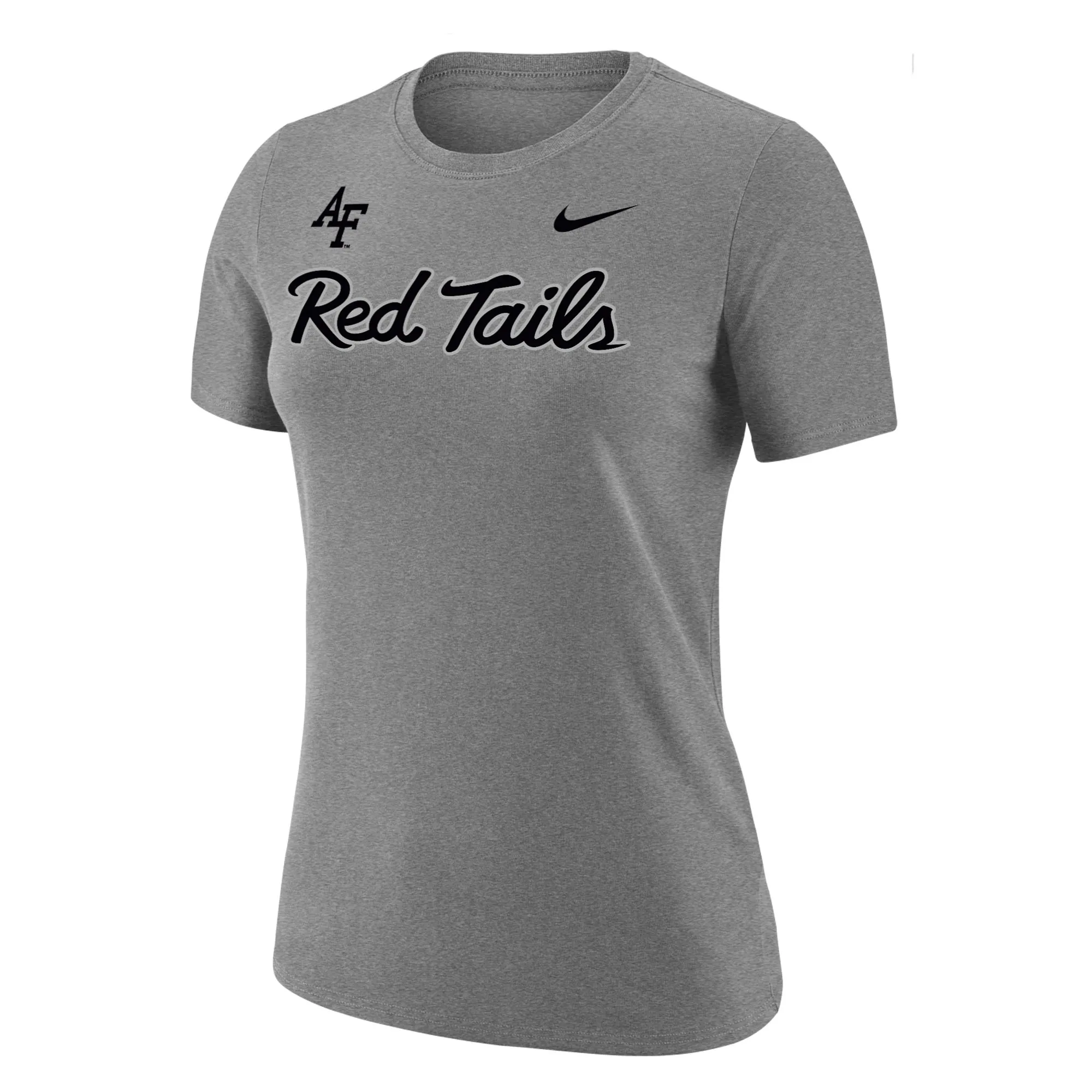 Lids Women's Nike Heather Gray Air Force Falcons Red Tails T-Shirt