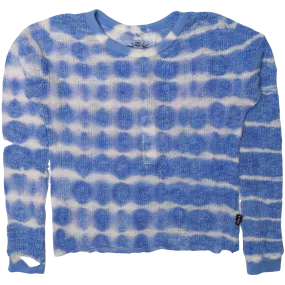 Long Sleeve Pullover | Periwinkle Tie Dye