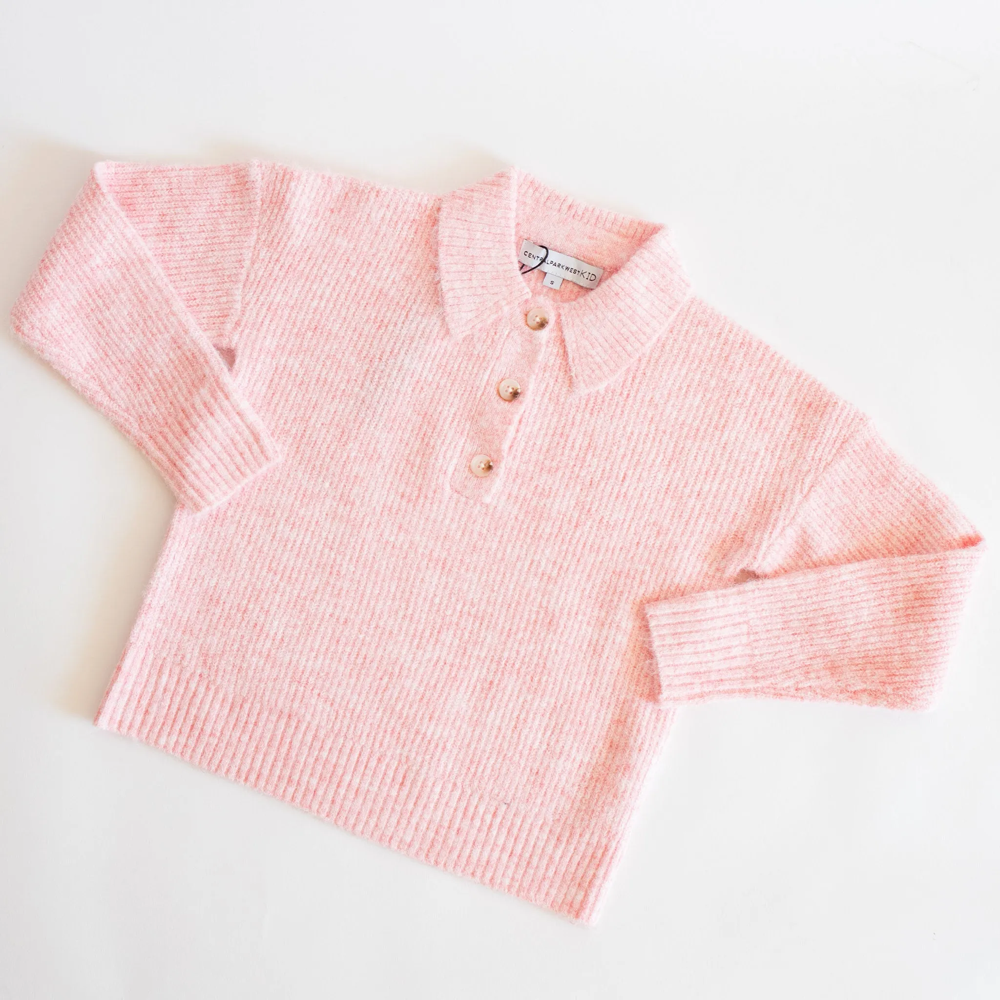 Lottie Pullover Henley | Pink