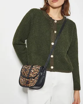 Monsoon Mava Leopard Cross-Body Bag