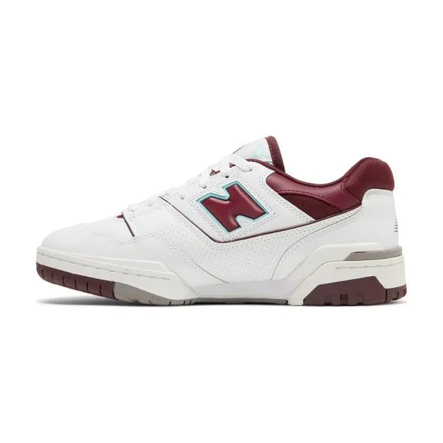 New balance 550 (burgundy turquoise/ white/ burgundy/ turquoise)