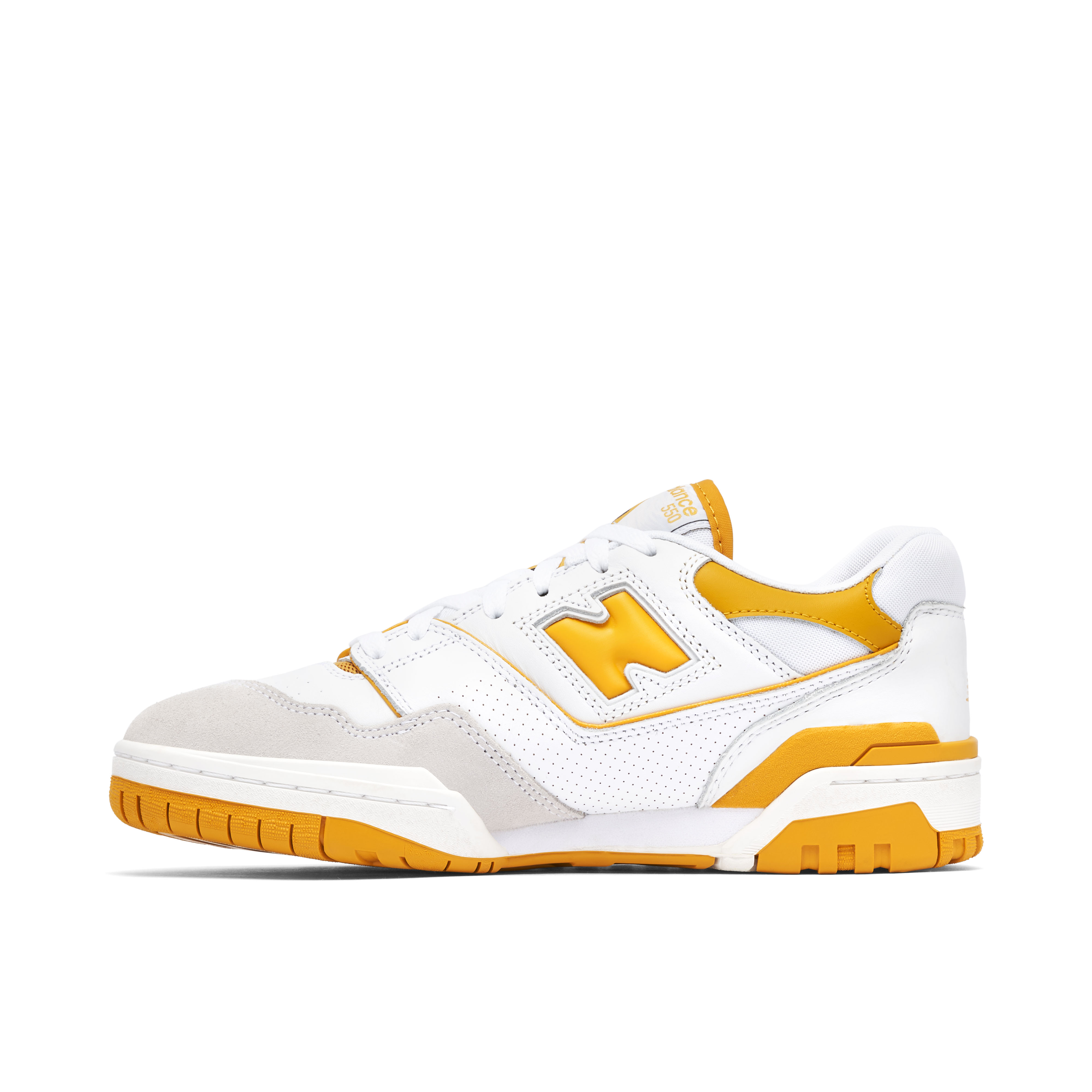 New Balance 550 Sea Salt Varsity Gold | BB550LA1 | Laced