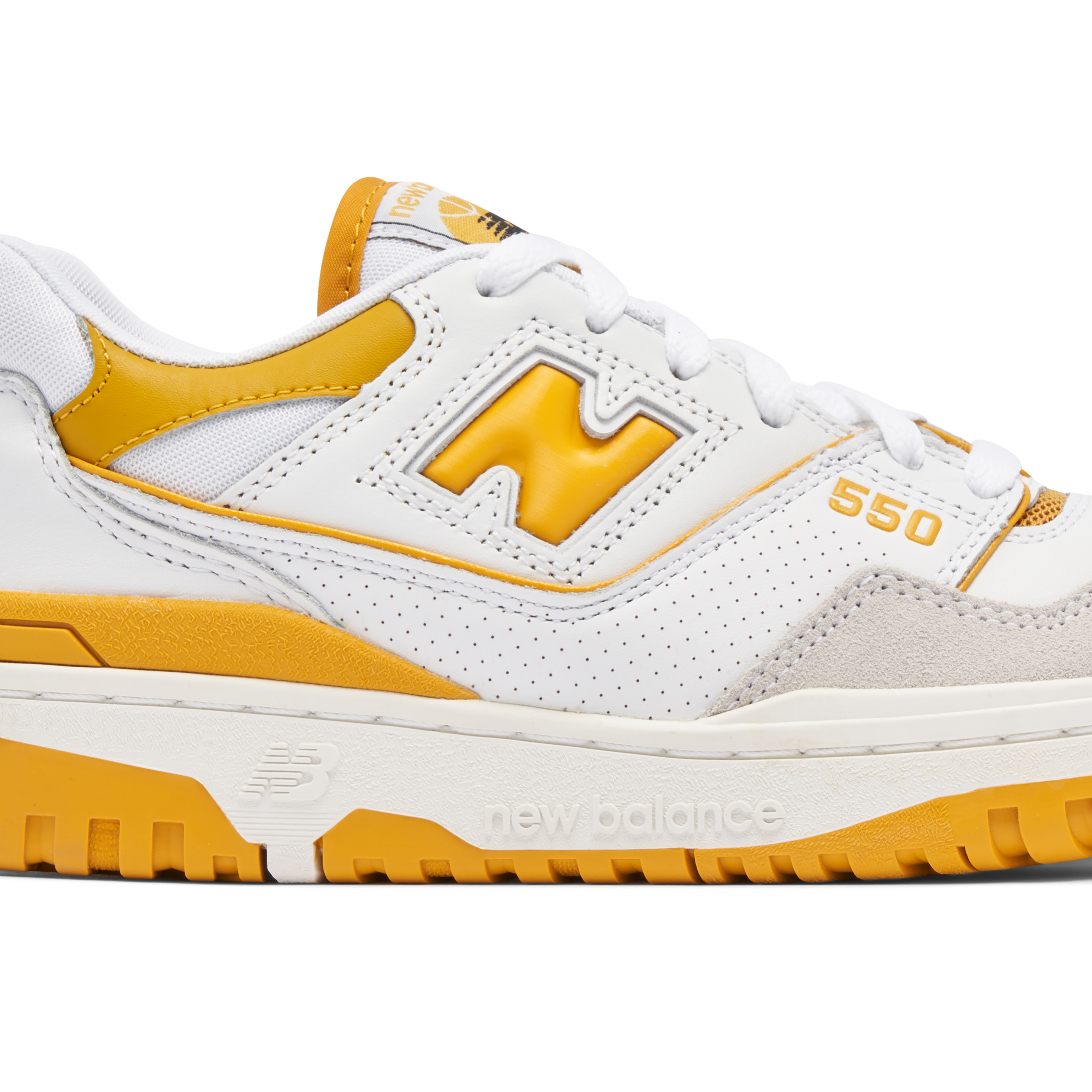 New Balance 550 Sea Salt Varsity Gold | BB550LA1 | Laced