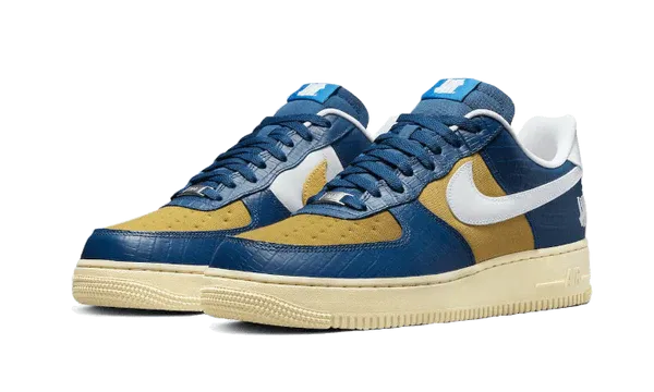 Nike Air Force 1 Low SP Undefeated 5 On It Blue Yellow Croc