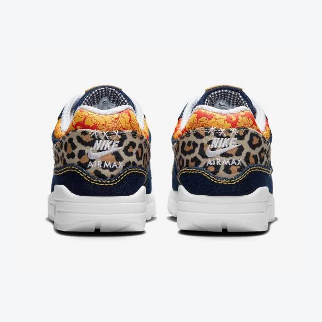 Nike Air Max 1 Premium (Denim Leopard/ Medium Blue/ Whit...