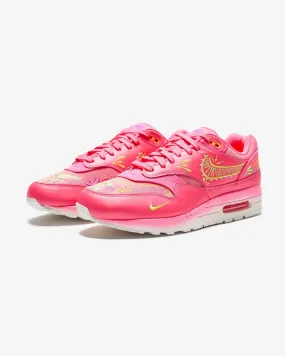 NIKE AIR MAX 1 PRM - HYPERPINK/ SAIL/ OPTIYELLOW