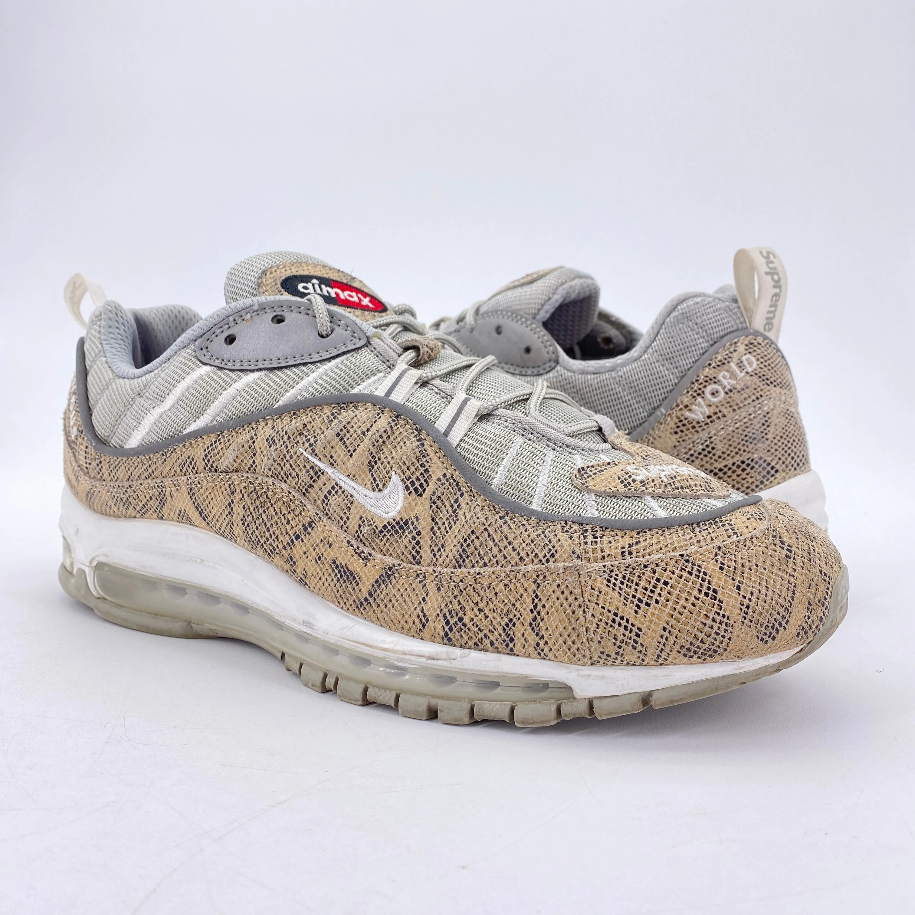 Nike Air Max 98 Supreme Snakeskin 2016 Used Size 10.5