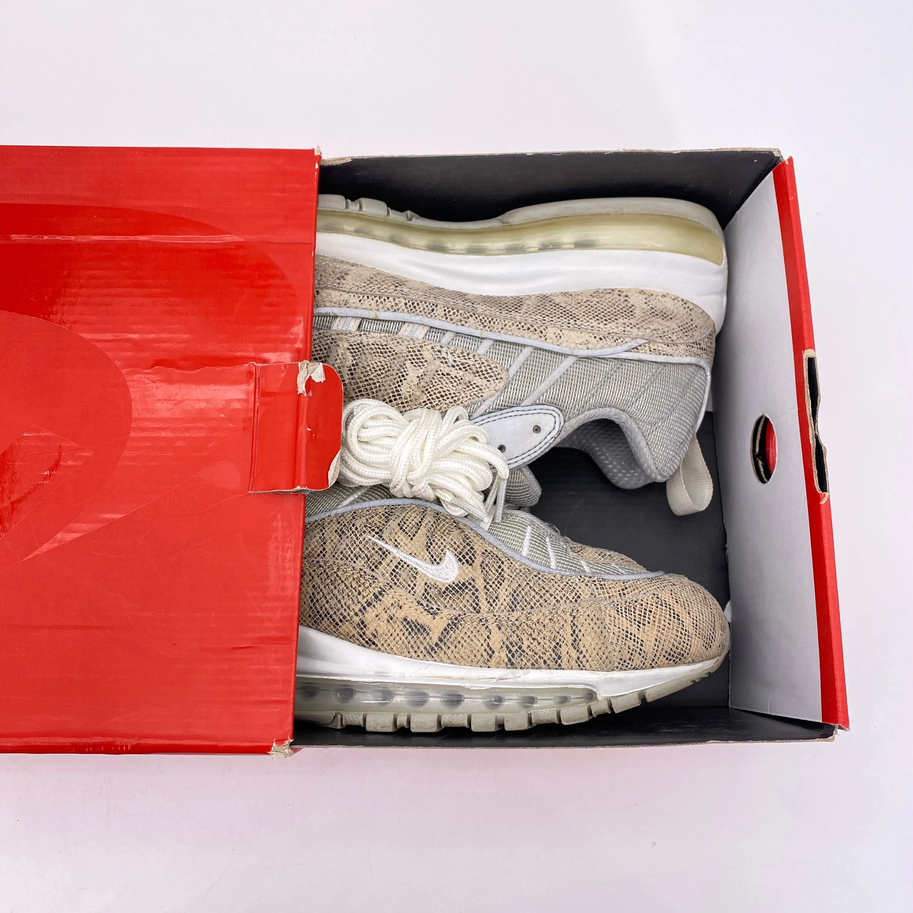 Nike Air Max 98 Supreme Snakeskin 2016 Used Size 10.5