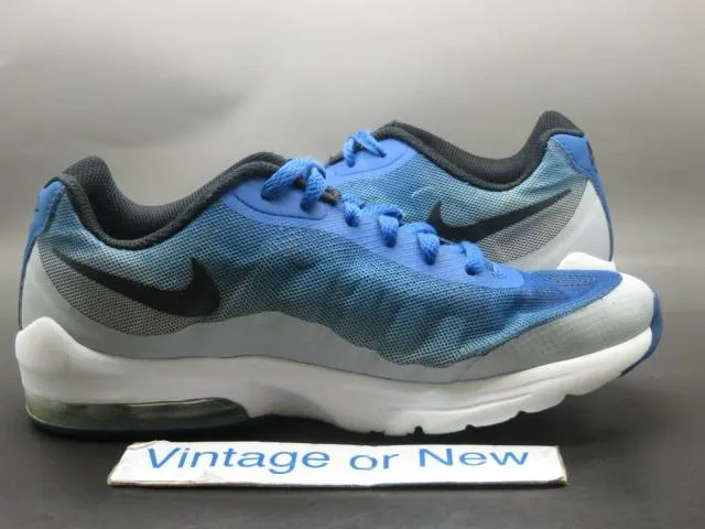 Nike air max invigor print blue jay black wolf grey running 749688-403 sz 7.5