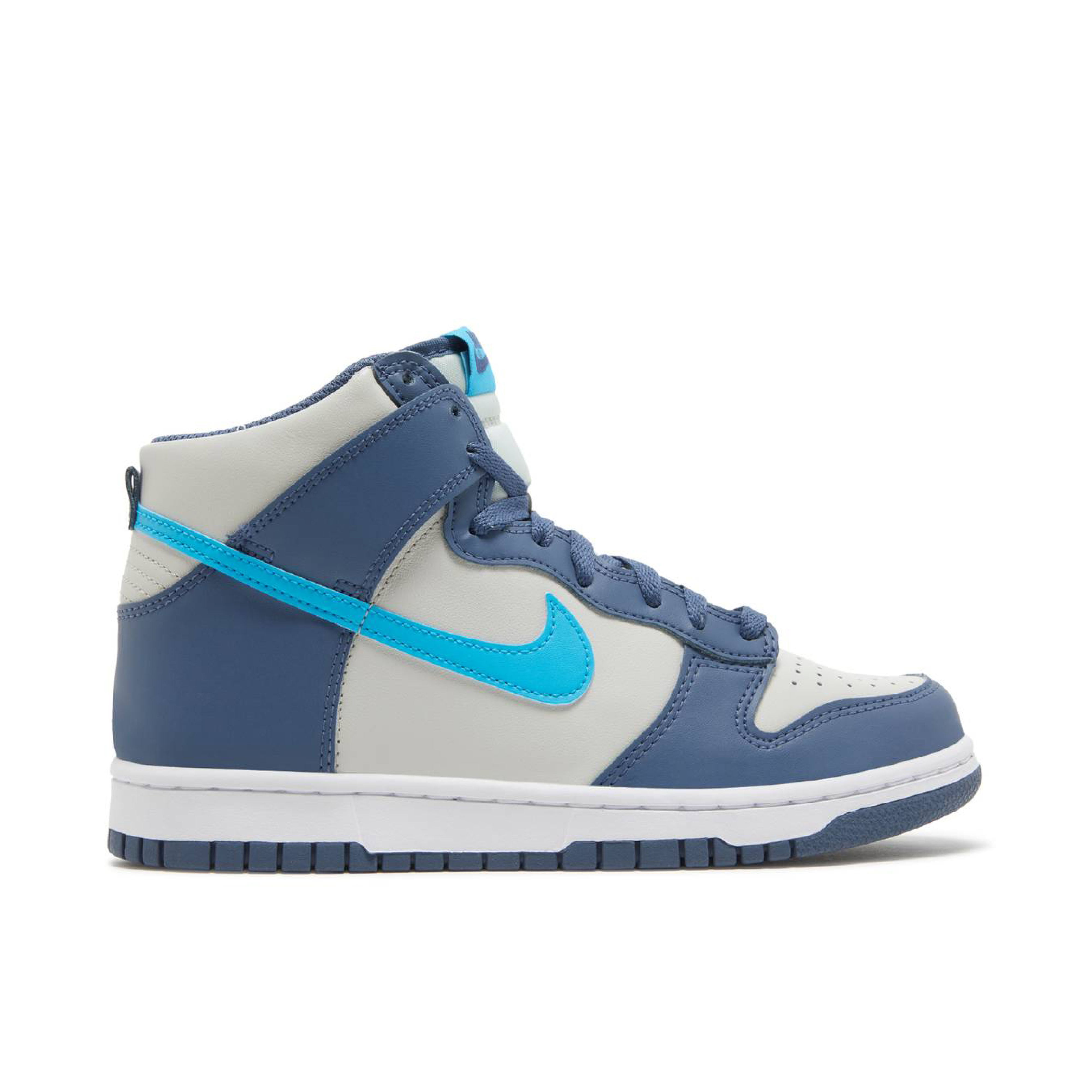 Nike Dunk High Light Bone Diffused Blue GS | DB2179-006 | Laced