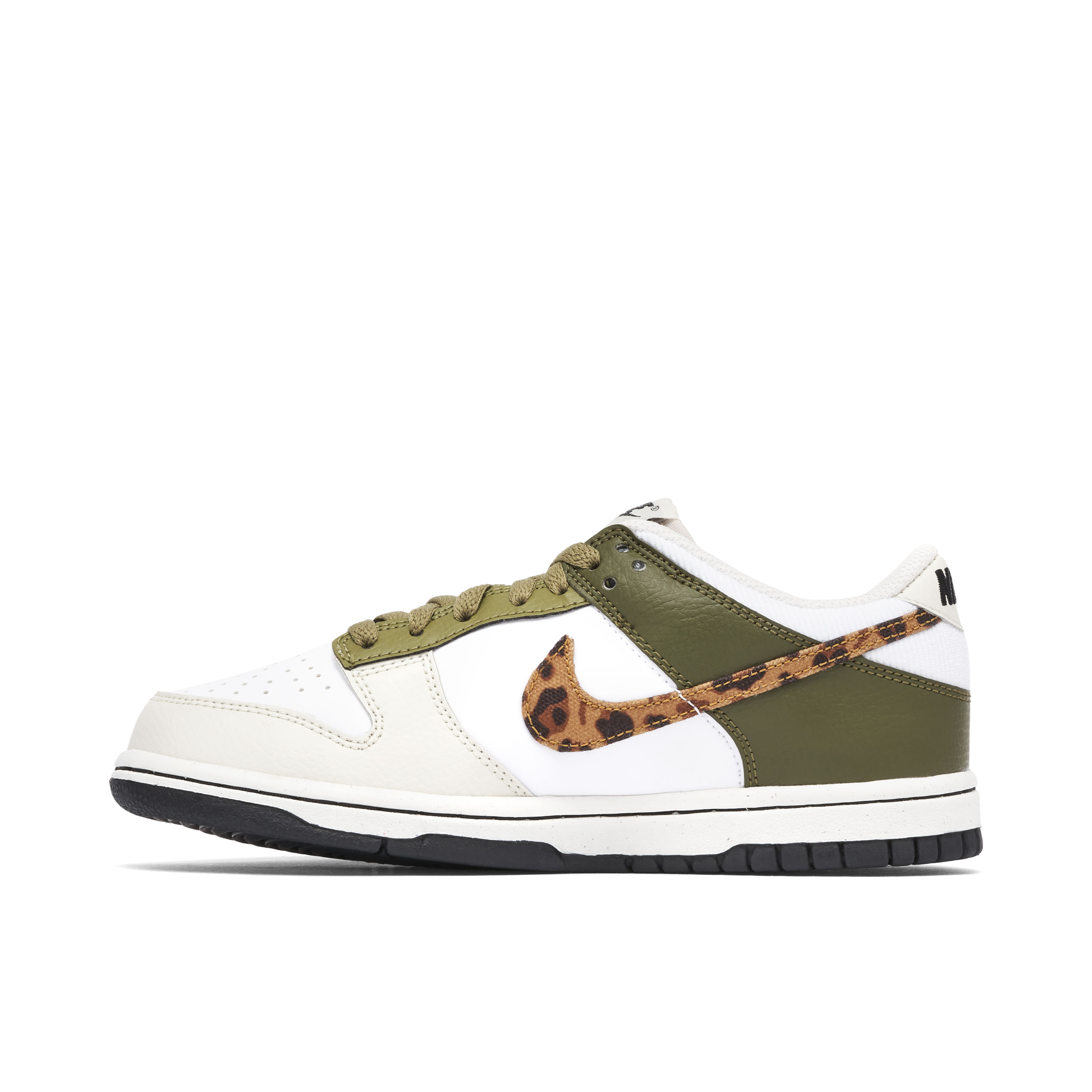 Nike Dunk Low Leopard Olive GS | DX9282-100 | Laced